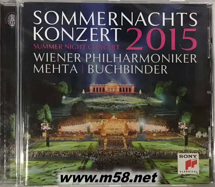 2015年維也納仲夏夜露天音樂會Summer Night Concert 2015專輯正面圖片