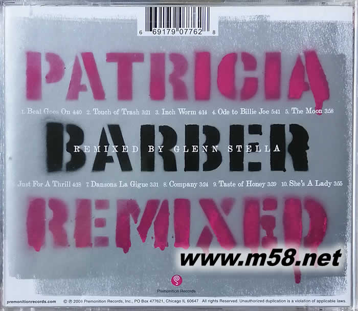 REMIXED 重塑專輯背面圖片