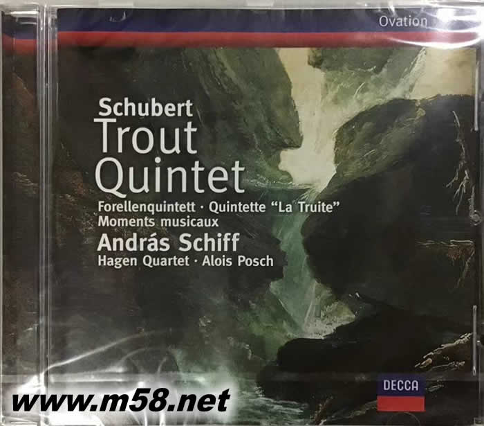 TROUT QUINTET 舒伯特:鱒魚五重奏專輯正面圖片