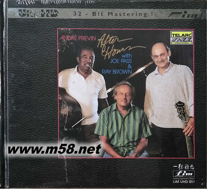 爵士鋼琴三重奏(鋼琴、吉它、貝斯)After Hours With Joe Pass & Ray Brown UltraHD專輯正面圖片