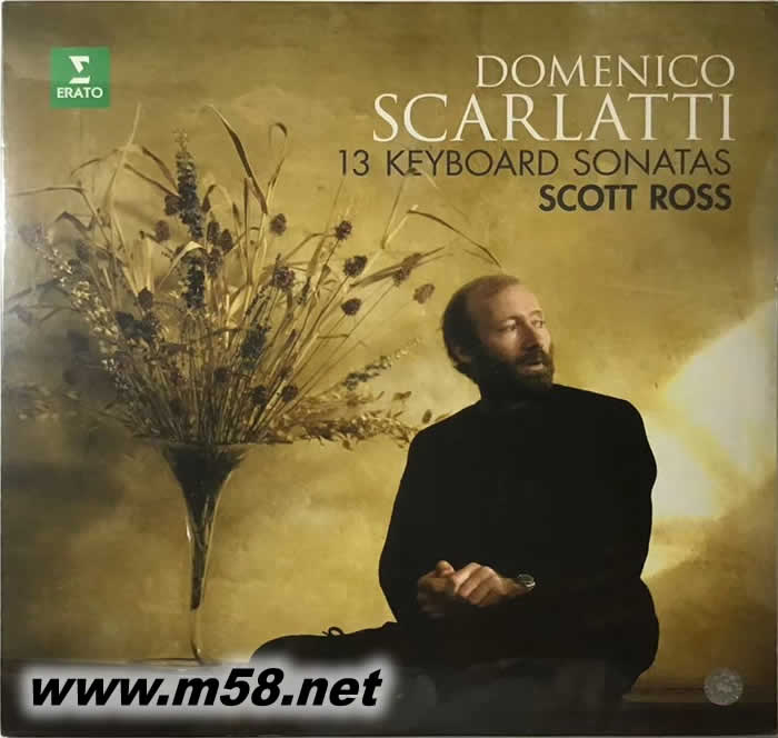 大鍵琴DOMENICO SCARLATTI : 13 KEYBOARD SONATAS (LP)黑膠專輯正面圖片