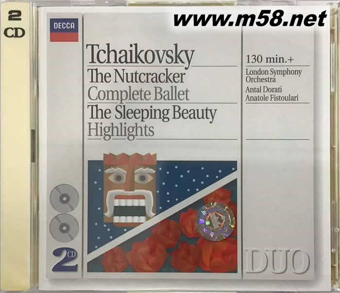 柴可夫斯基 芭蕾舞劇 胡桃夾子 TCHAIKOVSKY THE SLEEPING BEAUTY DECCA版專輯正面圖片
