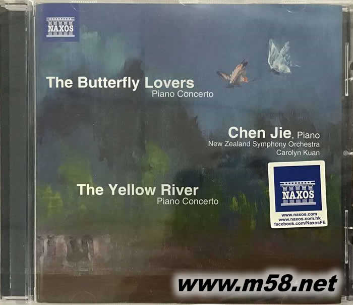 梁祝鋼琴協奏曲 The Butterfly Lovers & The Yellow River Piano Concertos專輯正面圖片
