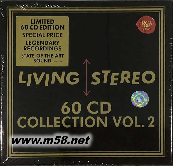 RCA 永恒系列立體聲名盤第二集Living Stereo Collection Volume 2大套裝(60CD大套裝)套裝正面圖片