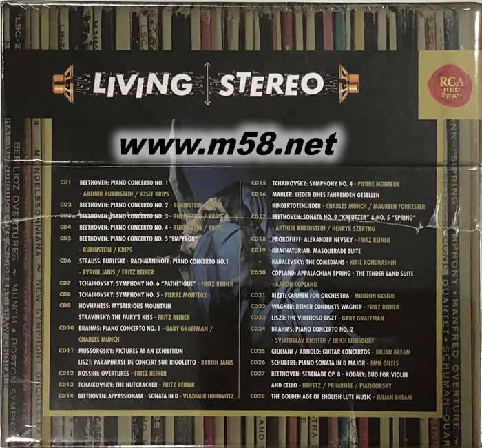 RCA 永恒系列立體聲名盤第二集Living Stereo Collection Volume 2大套裝(60CD大套裝)套裝側面圖片