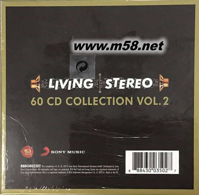 RCA 永恒系列立體聲名盤第二集Living Stereo Collection Volume 2大套裝(60CD大套裝)套裝側面圖片