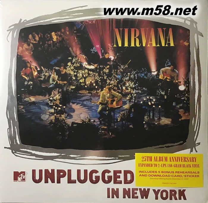 UNPLUGGED IN NEW YORK 180g 33RPM LP 黑膠黑膠正面圖片