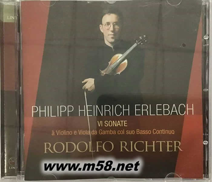 PHILIPP HEINRICH ERLEBACH 艾爾勒巴赫: No.7奏鳴曲 HDCD專輯正面圖片