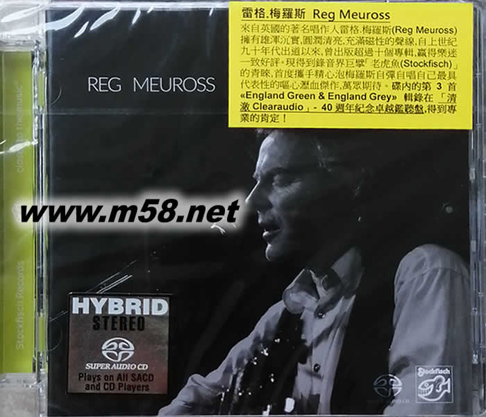 雷格 梅羅斯 Reg Meuross SACD專(zhuān)輯正面圖片