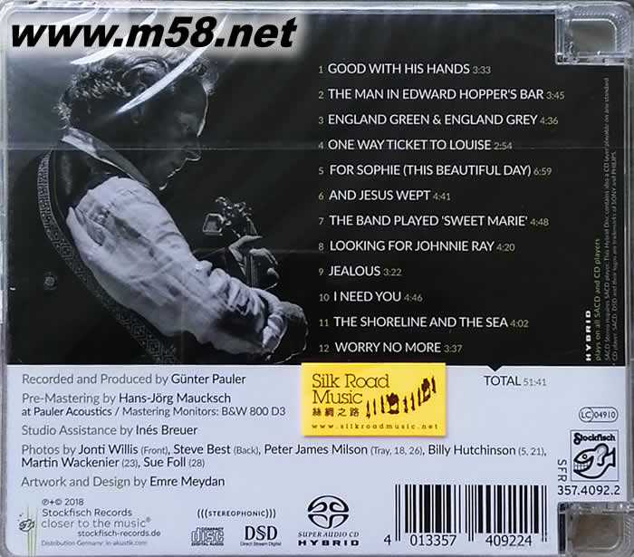 雷格 梅羅斯 Reg Meuross SACD專(zhuān)輯背面圖片