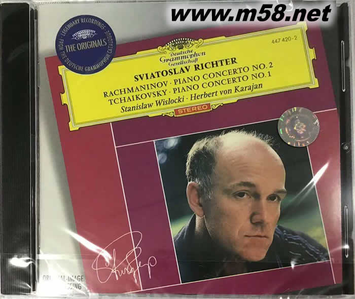 RACHMANINOV TCHAIKOVSKY PIANO CONCERTOS拉赫曼尼諾夫:第二鋼協(xié),柴可夫斯基:第一鋼協(xié) 大禾花版專輯正面圖片