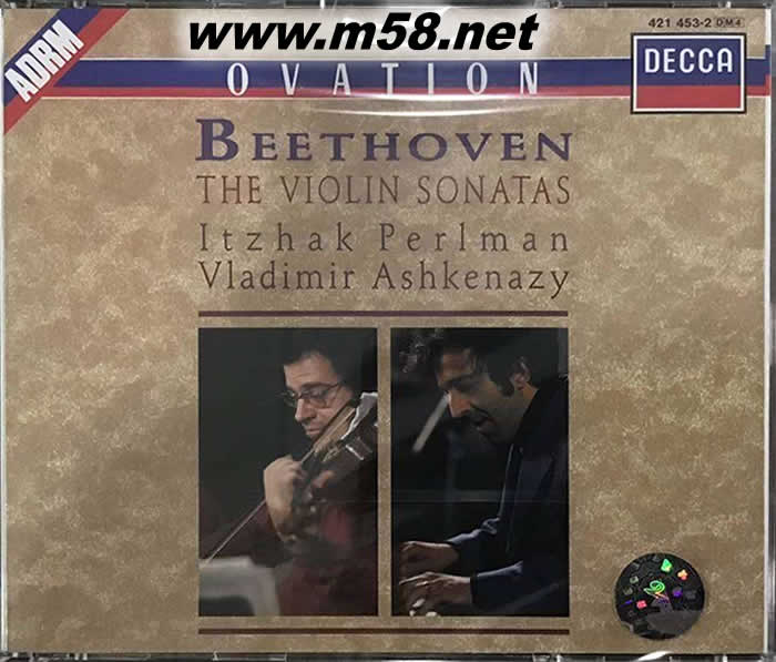 貝多芬:小提琴奏鳴曲全集Beethoven:The Violin Sonatas(小提琴與鋼琴二重奏)專輯正面圖片