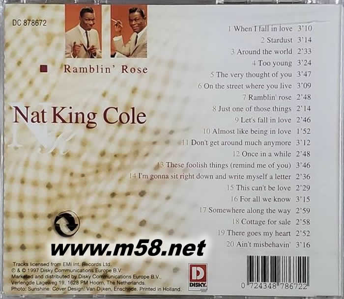 RAMBLIN ROSE 漫波薔薇專輯背面圖片