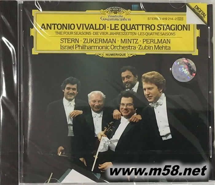 祖賓·梅塔 - 維瓦爾第:四季Zubin Mehta Vivaldi The Four Seasons專輯正面圖片