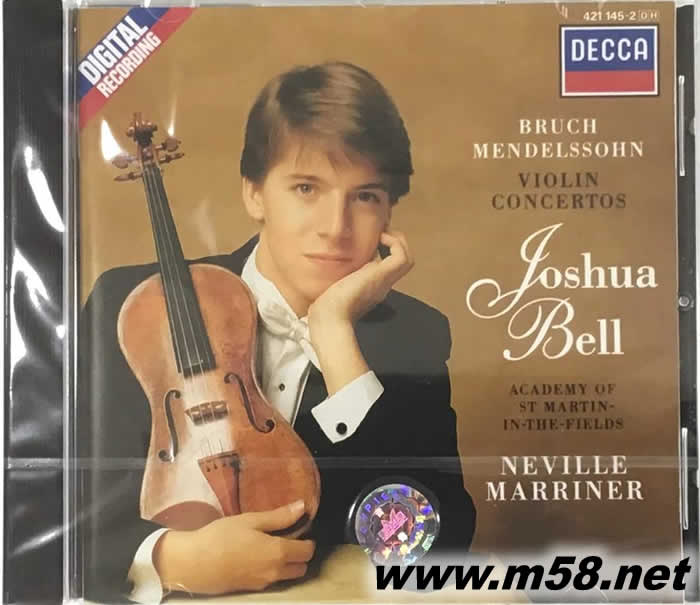 內維爾·馬里納爵士 & 約書亞·貝爾 - 布魯赫 & 門德爾松:小提琴協奏曲 Bruch & Mendelssohn: Violin Concerto專輯正面圖片