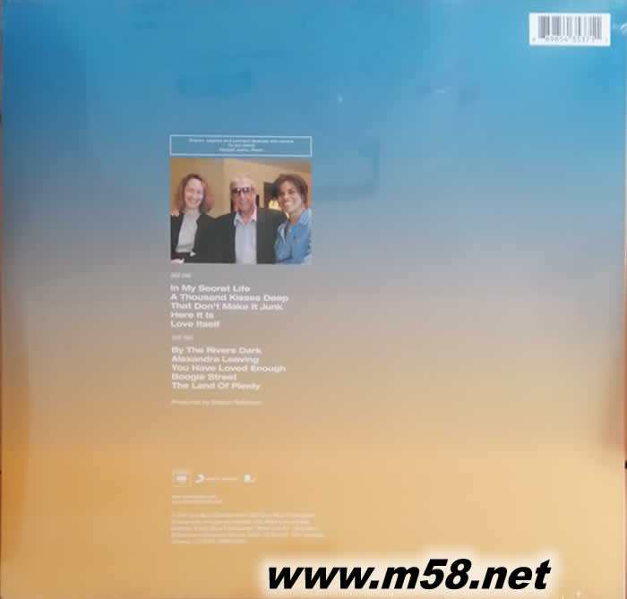 Ten New Songs 10首新歌 美版 李歐納孔 180g 33RPM LP 黑膠專輯背面圖片