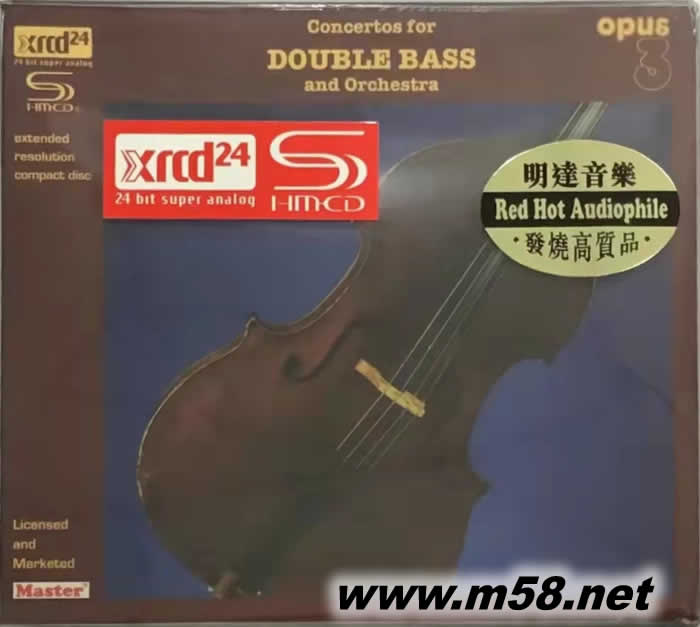 低音皇 OPUS 3 FOR DOUBLE BASS XRCD+SHMCD專輯正面圖片