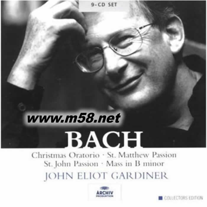 BACH - CHRISTMAS ORATORIO , ST. MATTHEW PASSION...巴哈 - B小調彌撒、約翰受難曲、馬太受難曲 9CD套裝專輯正面圖片