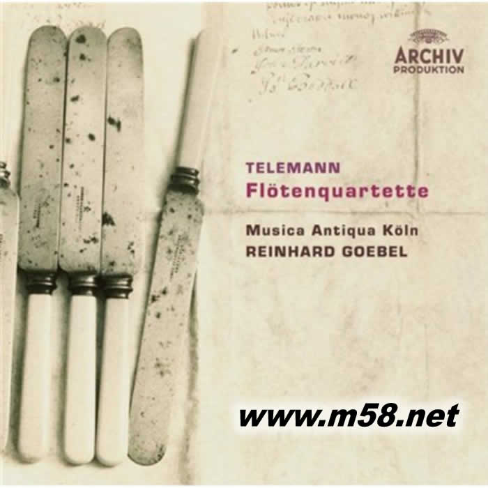 雷恩哈德 戈貝爾 - 泰勒曼:長笛四重奏Reinhard Goebel - Telemann:Flute Quartets專輯正面圖片