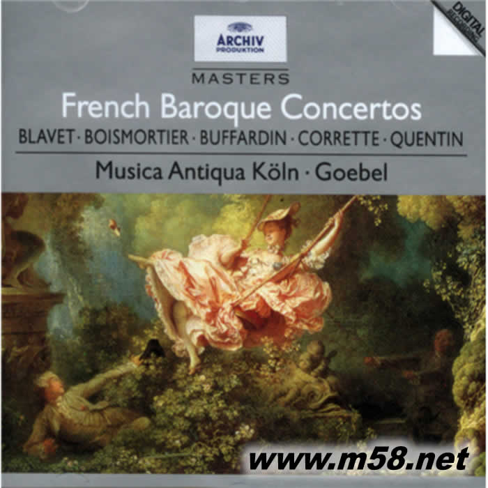 雷恩哈德 戈貝爾 - 法國巴洛克協奏曲 Musica Antiqua Koln & Reinhard Goebel - French Baroque Concertos專輯正面圖片