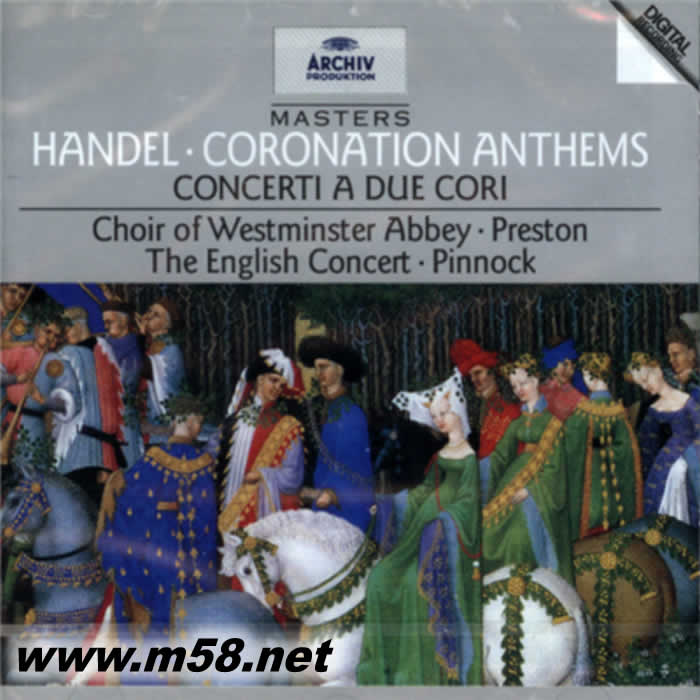 亨德爾:加冕贊美歌集Handel:Coronation Anthems專輯正面圖片