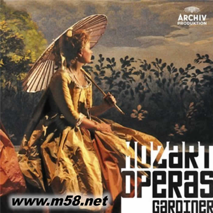 Mozart:Operas 賈第納指揮莫札特歌劇限量 18CD套裝專輯正面圖片
