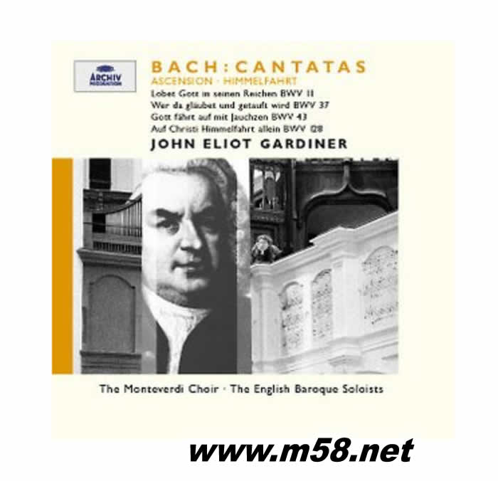 John Eliot Gardiner 指揮巴赫:康塔塔集 Bach:Cantatas專(zhuān)輯正面圖片