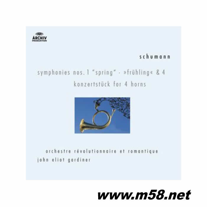 舒曼:No.1交響曲Schumann:Symphonie No.1專輯正面圖片