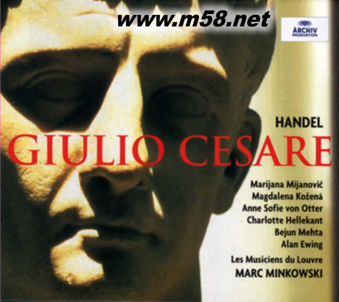 Marc Minkowski - Handel:Giulio Cesare 亨德爾:朱利奧 愷撒大帝 3CD套裝專輯正面圖片