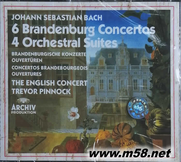 巴赫:勃蘭登堡協奏曲 Bach: 6 Brandenburg Concertos / 4 Orchestral Suites (3CD套裝)專輯正面圖片