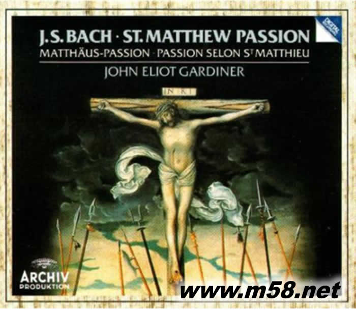 巴赫:馬太受難曲Bach:St. Matthew Passion 3CD套裝專輯正面圖片