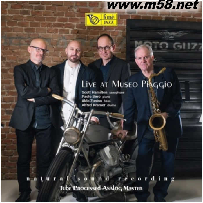 比亞喬博物館現場音樂會系列 爵士四重奏- 漢彌頓、比亞羅、楚尼諾和克藍瑪 Live At Museo Piaggio 黑膠專輯正面圖片