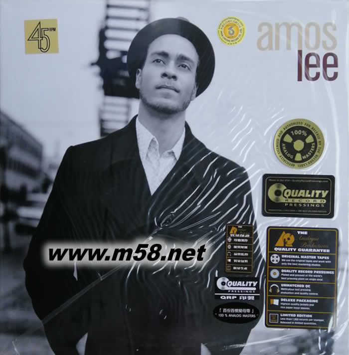 AMOS LEE 同名 民謠 45轉 雙黑膠專輯正面圖片
