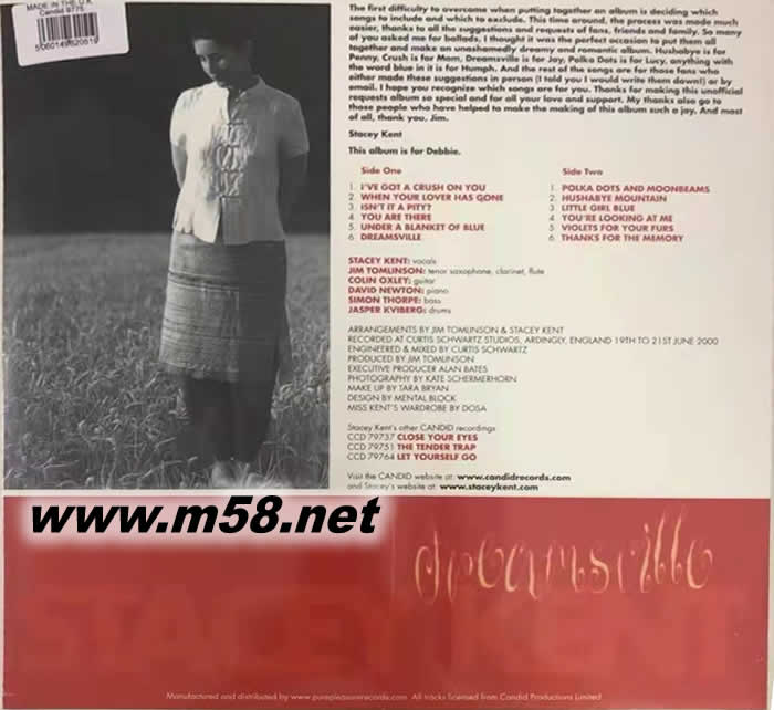 DREAM SVILLE 黑膠專輯背面圖片