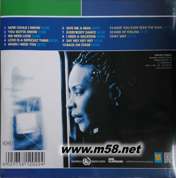 Live In Berlin 柏林演唱會(huì)現(xiàn)場(chǎng)錄音 女聲的爵士天后:喬斯林史密斯 - 柏林音樂(lè)會(huì) 黑膠專(zhuān)輯背面圖片