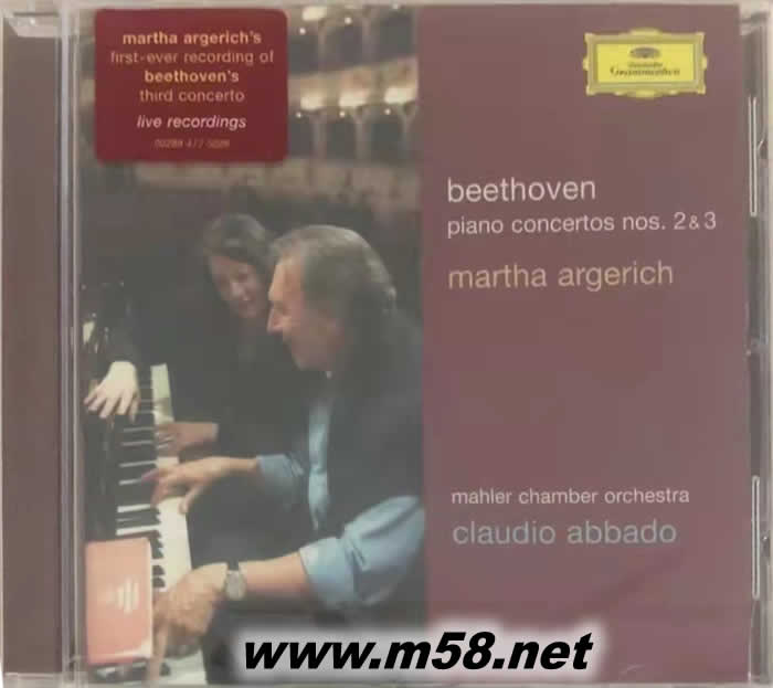 Beethoven: Piano Concerto No. 2 and No. 3 貝多芬:第2 & 3號鋼琴協奏曲SHMCD專輯正面圖片