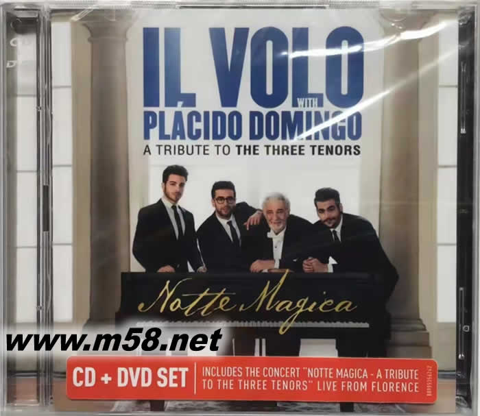 魔力之夜演唱會-向三大男高音致敬 Il Volo with Placido Domingo Notte Magica - A Tribute to The Three Tenors (2CD+DVD)專輯正面圖片