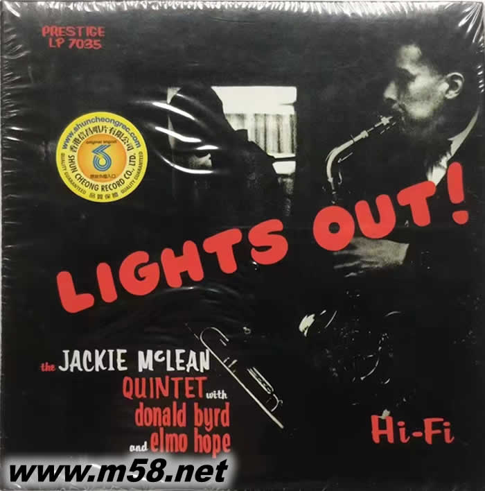 LIGHTS OUT! 爵士薩克斯大師專輯正面圖片