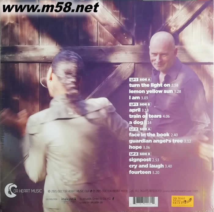 About April關于四月 180g 33RPM LP 黑膠專輯背面圖片