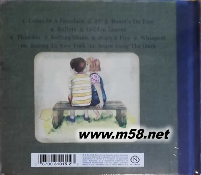 Whispers 呢喃 特別版專輯背面圖片