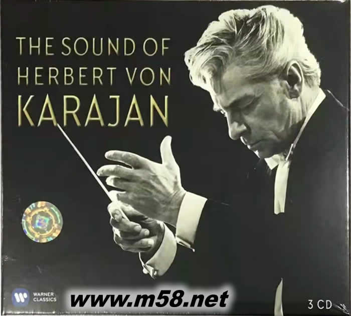 卡拉揚之聲 The Sound of Herbert von Karajan 3CD專輯正面圖片