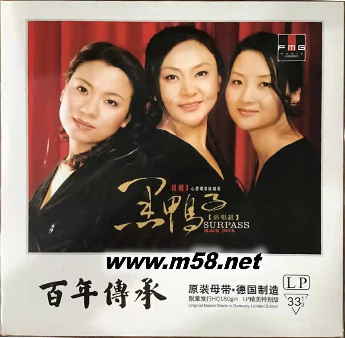 百年傳承 黑鴨子 超越 不心想唱歌就唱歌 黑膠 限量版專輯正面圖片