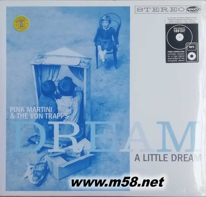 做個小夢DREAM A LITTLE DREAM 180g 33RPM LP 黑膠專輯正面圖片