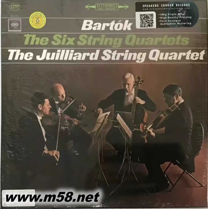 巴托克 6首弦樂四重奏 BARTOK THE SIX TRING QUARTETS 黑膠專輯正面圖片