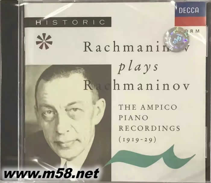 RACHMANINOV PLAYS RACHMANINOV THE AMPICO PIANO RECORDINGS (1919-1929)專輯正面圖片