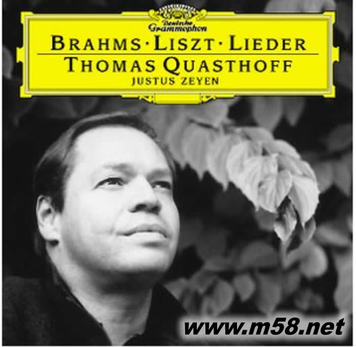 托馬斯·夸斯托夫 & 祖斯塔斯·澤因 - 勃拉姆斯 & 李斯特:歌曲Brahms & Liszt:Lieder專輯正面圖片