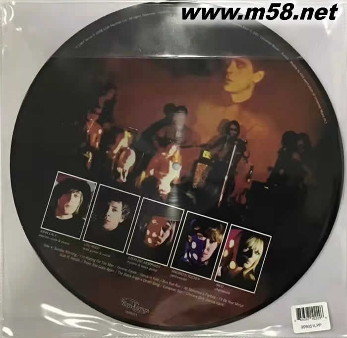 地下絲絨樂隊 & 尼柯 - 地下絲絨與尼柯 he Velvet Underground & Nico 180g 33RPM LP 大香蕉 黑膠專輯背面圖片