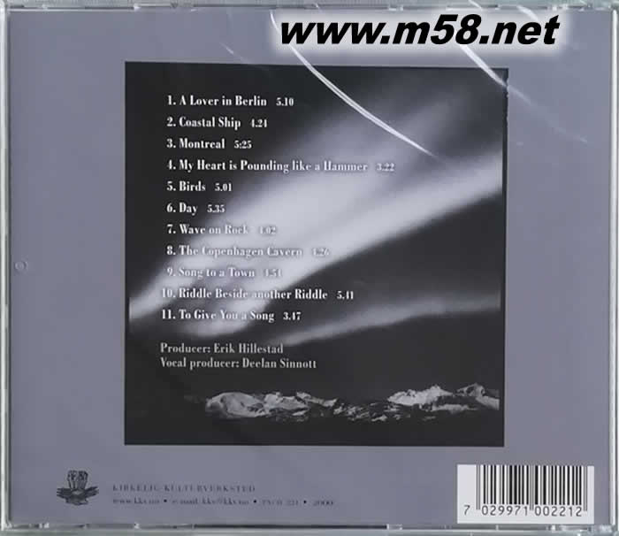 挪威心情 NORWEGIAN MOOD 柏林戀人專輯背面圖片