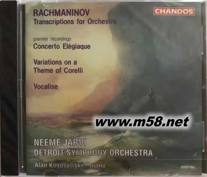 拉赫瑪尼諾夫弦樂改編曲 RACHMANINOV專輯正面圖片