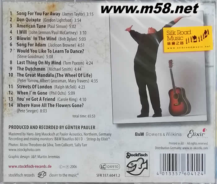 民歌天王MORE PEARLS 更多的珍珠專輯背面圖片